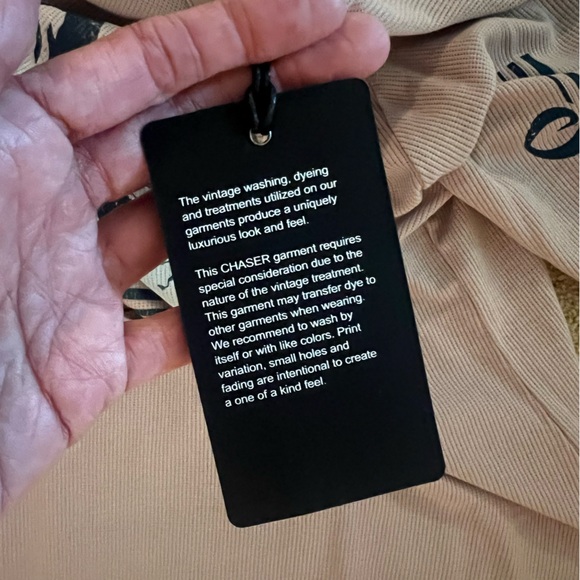 NWT Chaser Ski Lake Tahoe long sleeve waffle shirt size medium - Picture 5 of 7